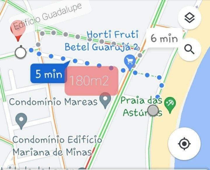 Apto em condomínio com piscina, a menos de 5 minutos da Praia das Astúrias! Guarujá Exterior foto